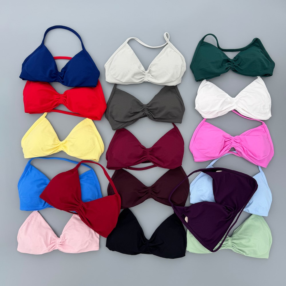 Minimizer Bra Women - Biustonosz sportowy z cienkimi ramiączkami, bezszwowy,